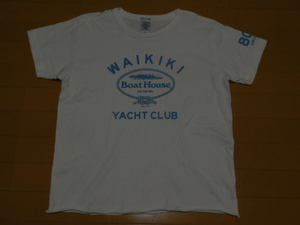 BOAT HOUSE/ジョイマークデザイン★ボートハウス美品ロゴTシャツ★サイズ3