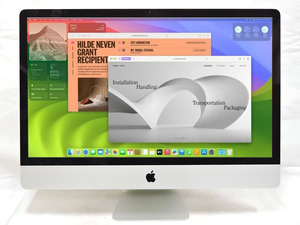 良品 4K対応 21.5型液晶一体型 Apple iMac A2116 (Retina 4K,2019) macOS 14 sonoma 八世代 i5-8500 8GB 1028GB Radeon Pro 560X 管:1319h