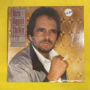 【Merle Haggard★マール・ハガード】The Way I AM★LP レコード★1980年★US盤★カントリー＆ウェスタン