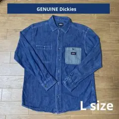 【古着】GENUINE Dickies ディッキーズ デニム ワークシャツ