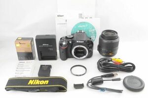 [美品] Nikon ニコン D5200 + 18-55mm レンズ #1483AB