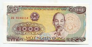 ベトナム　1988年　1000ドン　00-01-13