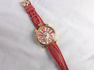 ▽ジャンク GAGA MILANO ガガミラノ マニュアーレ 40mm 腕時計 レディース▽004773