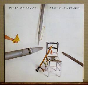 英LP●PAUL McCARTNEY／Pipes Of Peace　MAT:3U/3U マイケル・ジャクソンとの共演で話題になった“Say Say Say”収録の全英4位アルバム
