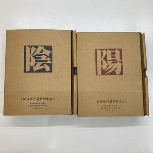 【1円～】妖怪根付翡翠調仕上「陰・陽」セット ミニフィギュア 海洋堂【中古品】