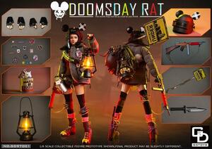 新品未開封 GDTOYS Doomsday Rat GD97001 ネズミ 1/6 フィギュア (検 ホットトイズ DID FLAGSET i8toys DAMTOYS verycool )