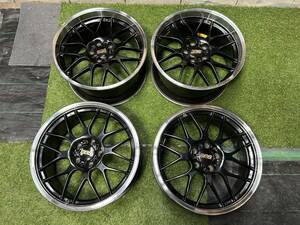 BBS RG-R RG796 8.5J +30　RG797 9.5J +35　PCD120 軽量 鍛造 1ピース ブラックダイヤカット