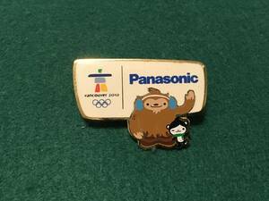 ★☆2010 バンクーバー オリンピック PANASONIC パナソニック ピンバッジ ☆★