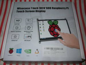 美品 Wisecoco 7インチ IPS液晶 HD モバイルモニター Raspberry Pi Touch HD Screen Display HDMI 1024×600 スピーカー内蔵 動作確認済み