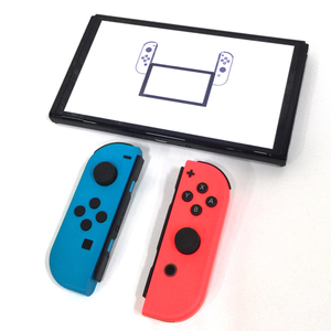 1円 Nintendo Switch HEG-001 有機ELモデル 2023年製 ニンテンドースイッチ 本体 ネオンブルー ネオンレッド