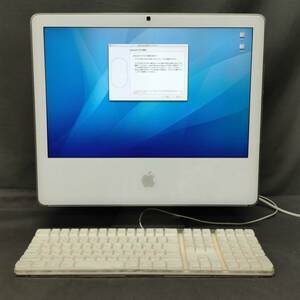 060508 265272 Apple アップル iMac アイマック A1207 デスクトップ キーボード PC機器 PC周辺機器 パソコン ホワイト 通電のみ確認 USED品