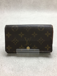 LOUIS VUITTON◆LOUIS VUITTON/ルイヴィトン/M61730/ポルト・モネ・ビエトレゾール_モノグラム/財布