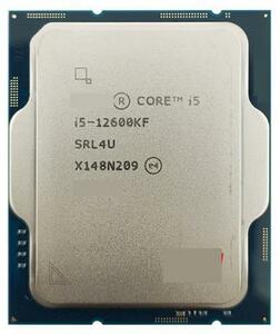 Intel Core i5-12600KF SRL4U 10C 3.7 GHz 4.9 GHz 125W Socket 1700