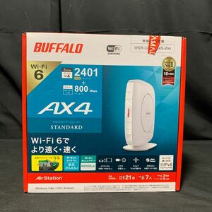 BUFFALO バッファロー WSR-3200AX4S-WH Wi-Fiルーター ホワイト 無線LANルーター Wi-Fi 6ルーター 