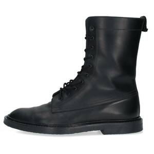 ディオールオム Dior HOMME 07AW VEAC3962 サイズ:42 レザーコンバットブーツブーツ 中古 SB01