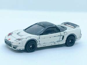 て3★トミカ ミニカー ホンダ NSX-R ホワイト/白 2002 S=1/59 ワイドホイール No.81