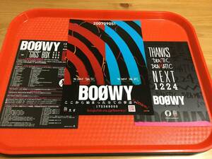 ボウイ BOOWY◇2007年 発売告知チラシ3種◇氷室京介 布袋寅泰☆即決 GIGS BOX GIGS CASE OF BOOWY COMPLETE