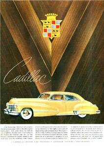 ◆1947年の自動車広告　キャデラック1　Cadillac