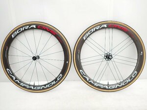 Campagnolo カーボンクリンチャーホイール BORA ONE 50 AC3 前後セット シマノ11s カンパニョーロ ボーラワン ▽ 6DC47-1