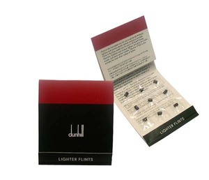 送料120円～新品正規品 ダンヒル (dunhill)専用フリント(レッド)赤2枚セット