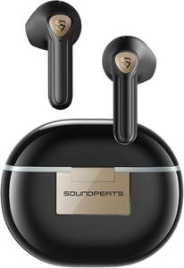 SOUNDPEATS Air3 Deluxe HS ワイヤレスイヤホン Bluetooth 5.2 ハイレゾ対応/LDAC / インナーイヤー型 イヤホン ミッドナイトブラック