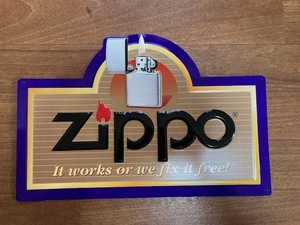 Zippo Vintage "We fix it free" メタルサイン新品未使用品