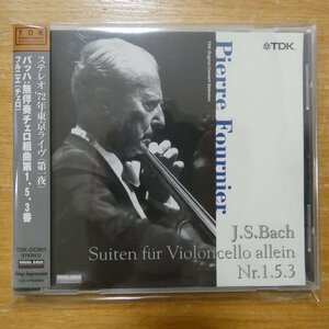 4988026809974;【CD】フルニエ / バッハ：無伴奏チェロ組曲第1,3,5番(TDKOC001)