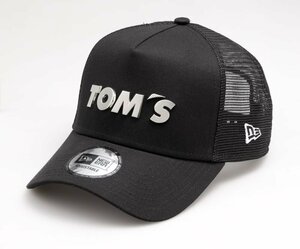 【新品】トムス x ニューエラ メタルロゴ キャップ 本体色 ブラック 黒 文字色 メッキ 00024-MCP06 TOM
