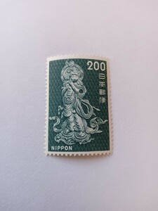  新動植物国宝図案切手『迦陵頻伽 音声菩薩像』２００円 
