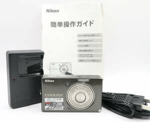 ★実用品★　ニコン NIKON COOLPIX クールピクス S510 アーバンブラック コンパクトデジタルカメラ #365