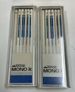［未開封］ Tombow Pencils トンボ 鉛筆 MONO R HB12本入 2ダース ブルーライン 昭和レトロ （J）