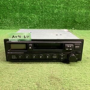 AV4-611 激安 カーステレオ SUZUKI 39101-78H00-JS7 882940082297 カセット テープデッキ FM/AM 通電未確認 ジャンク