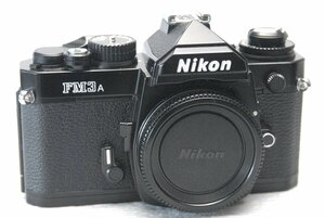 （綺麗）Nikon ニコン 希少な高級一眼レフカメラ FM3A（黒）ボディ 超希少・綺麗な作動品 （腐食無し）