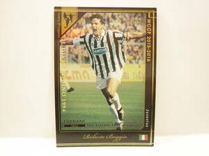 Panini WCCF 2015-2016 HOLE ロベルト・バッジョ　ユベントス Roberto Baggio 1967 Italy　Juventus FC 1990-1995 History Of Legends