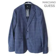 新品 MARCIANO GUESS ストレッチ テーラードジャケット 紺色 50