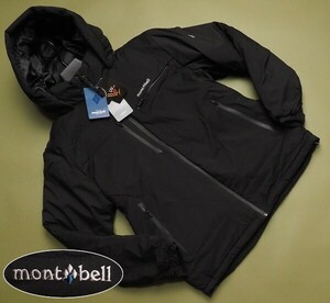 新品正規 mont-bell モンベル 2レイヤー 止水ジップ エコダウン パディングジャケット メンズ95(M)ブラック(BLACK) 直営店購入 AMIJ801