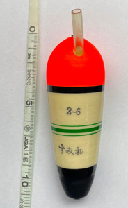 定形外可　発泡中通しウキ　すみれ　2号～6号　#213-3