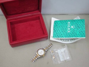 ROLEX ロレックス デイトジャスト レディース ホワイトローマン 69173 W番