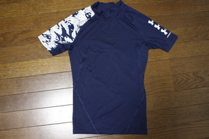 UNDER ARMOUR アンダーアーマー ヒートギア コンプレッションTシャツ MD ブラック ネイビー 1363304 カモフラ 未使用 新品