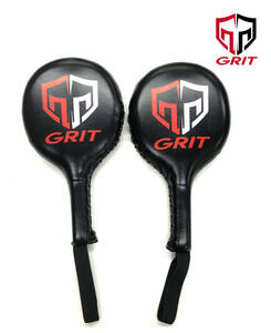 GRIT BOXING HAND MITTS 2008 BLACK ミット ボクシング ハンドミット ボクシングミット パンチングミット 空手用品 ミット格闘技 K-1