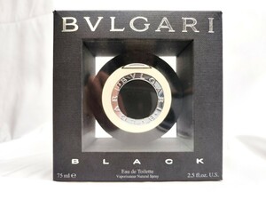 75ml【ほぼ未使用】【送料無料】BVLGARI ブルガリ BLACK ブラック eau de toilette オードトワレ 香水 オーデトワレ オードゥトワレ EDT