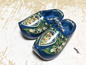 オランダ靴 ハウステンボス お土産 木靴 ミニチュア 置物 インテリア 民芸品 雑貨 靴 レトロ