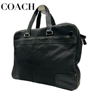 COACH コーチ　s15 ビジネスバッグ　F70323 ブリーフケース　黒