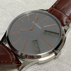 JAQUES LEMANS ジャックルマン 腕時計 47mm 1-1788D 未使用 長期保管品 電池交換済