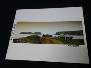 【￥1000 即決】VOLVO ボルボ 760GLE セダン 7B280S型 本カタログ 日本語版 /1990年