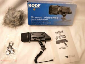 【送料込】RODE ロード ビデオカメラ用 ステレオコンデンサーマイク Stereo VideoMic SVM