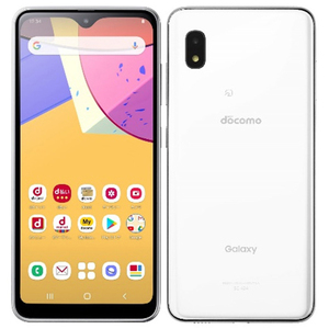 未使用に近い　ドコモ docomo Galaxy A21 SC-42A White ホワイト　白ロム 4G