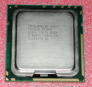 6コア12スレッド　XEON　X5675 LGA1366