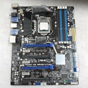 マザーボード / CPUセット (ASUS P8P67 WS REVOLUTION / INTEL Core i7-2600K) ジャンク P64824