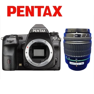 ペンタックス PENTAX K-3 II 55-200mm 望遠 レンズセット ブラック デジタル一眼レフ カメラ 中古